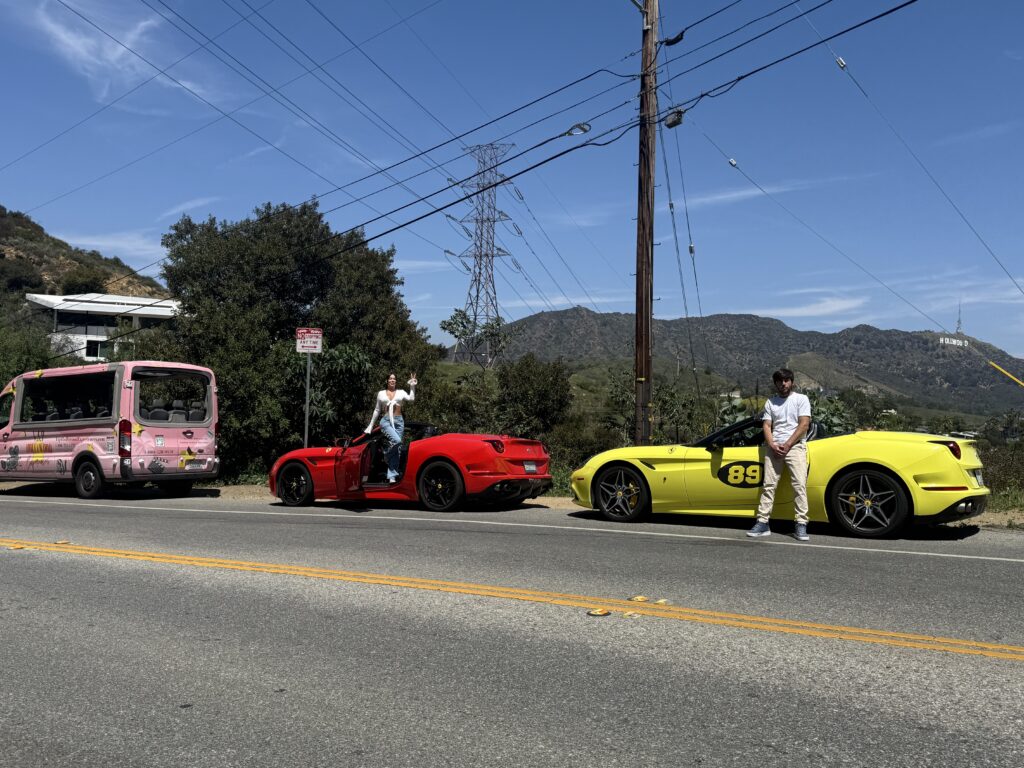 Combo Tour Celebrity Homes Ferrari Tour Los Angeles Hollywood Sign