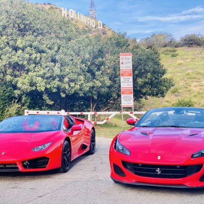Lamborghini Ferrari Los Angeles Hollywood Sign Exotic Car Tour